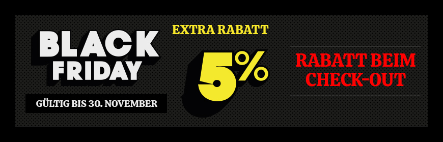 Black Friday Extra 5% Black Friday Extra 5%