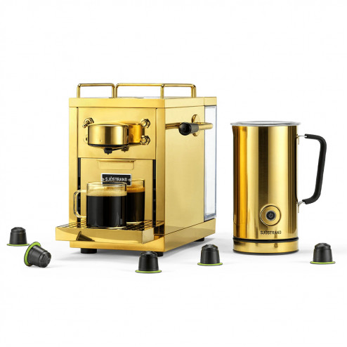 Sjöstrand The Original & Milk Frother Gold