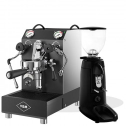 Vibiemme Domobar Junior HX Schwarz & Compak K3 Touch Advanced